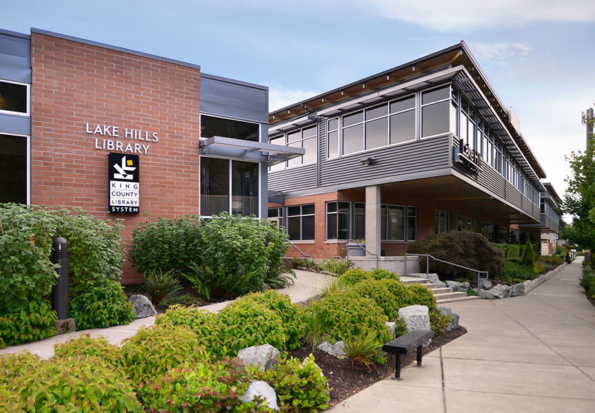 Lake Hills - King County Library and Shopping Center